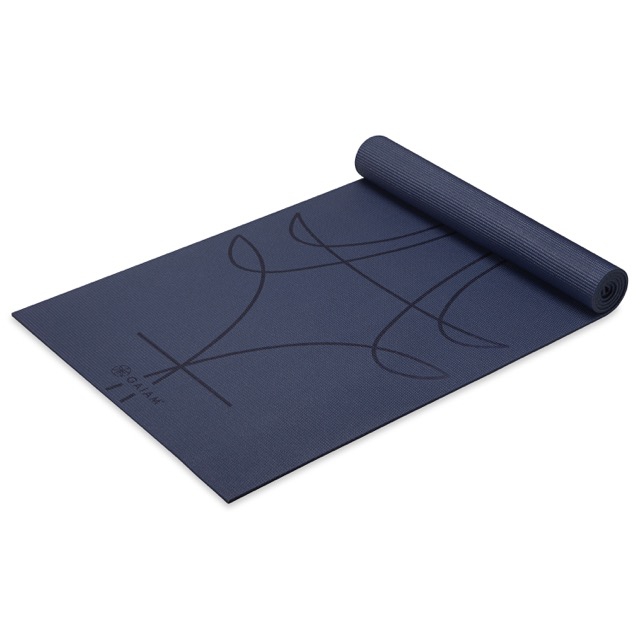 Gaiam, Yoga Mat, Yoga Mat Alignment Ink (6Mm) Veli store