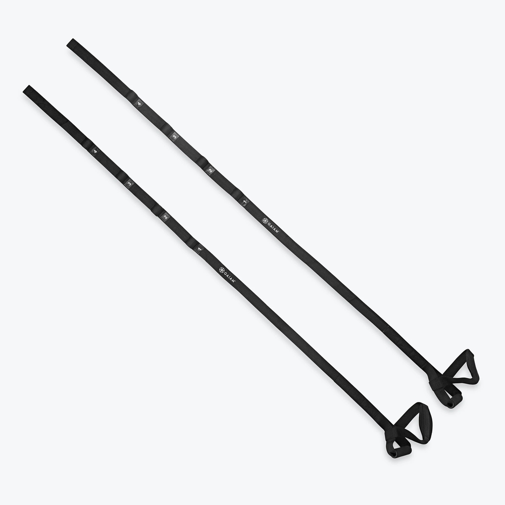 GAIAM თავისუფალი წონით სავარჯიშო თოკები, SUSPENSION TRAINER Veli store