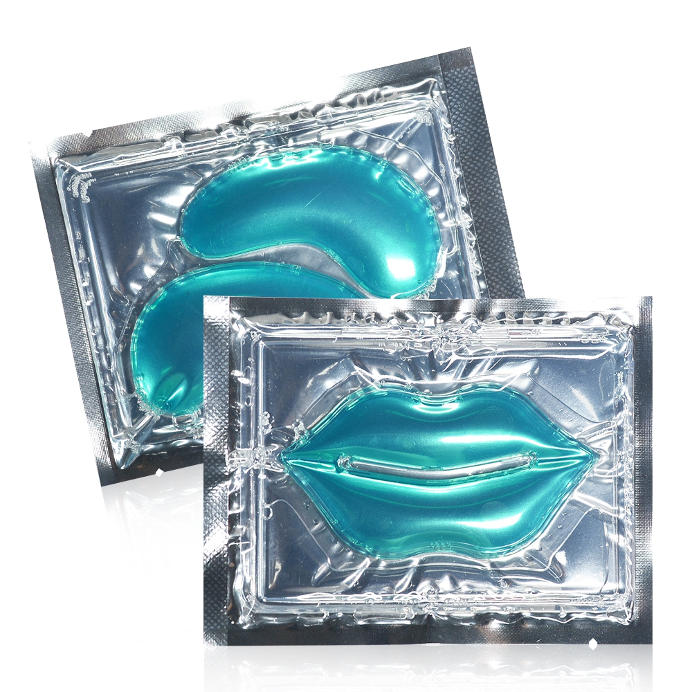 Freeza AllNatural Hyaluronic Acid & Collagen Eye & Lip Mask Turquoise