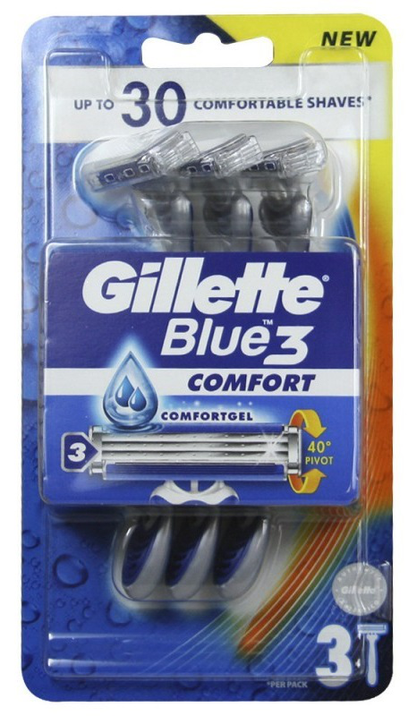 Gillette Blue 3 Disposable Razor - Veli store