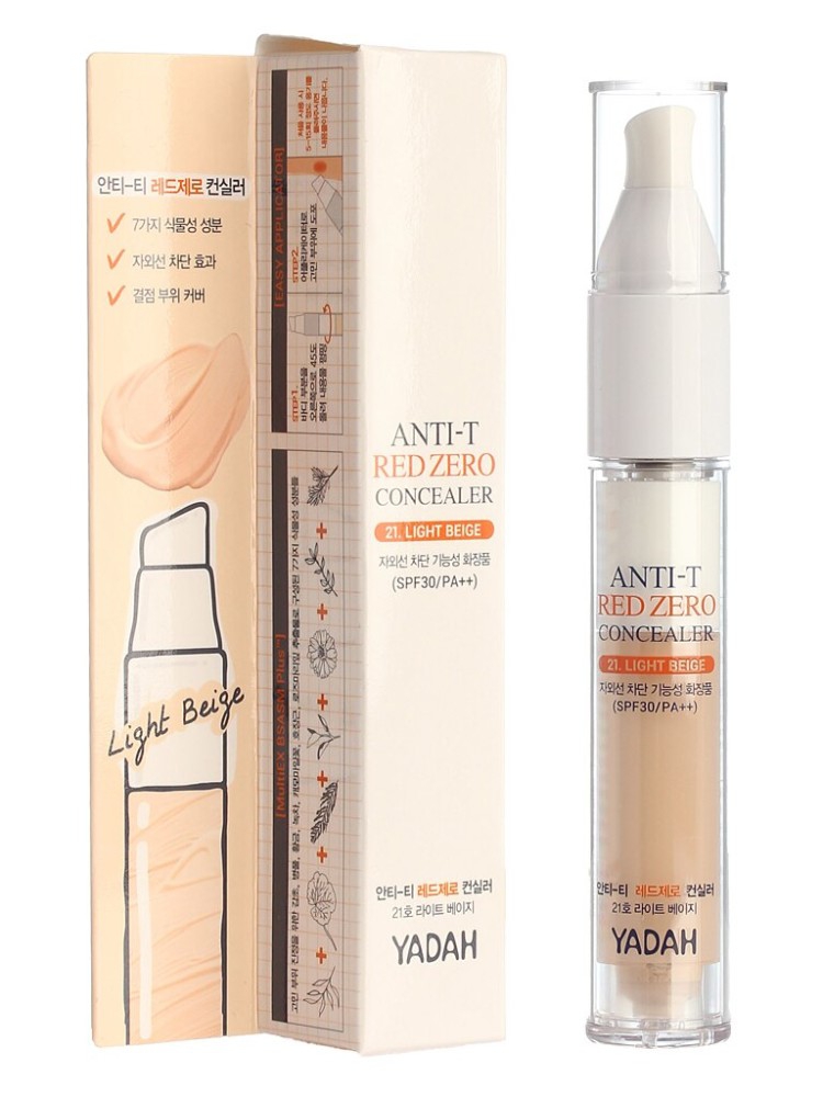 Yadah Anti-T კორექტორი Red Zero 21 - Veli store