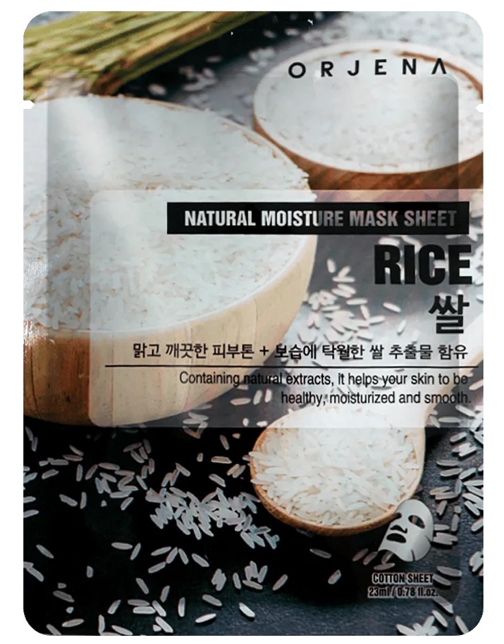 Orjena Face Mask Natural Moisture Rice Mask - Veli store