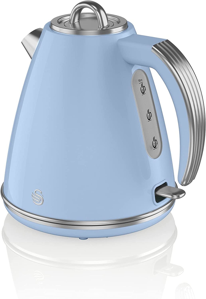 ელექტრო ჩაიდანი Swan Retro SK19020 Jug Kettle Blue Veli store
