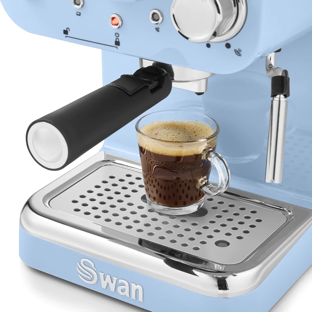 Swan Retro Sk22110 Pump Espresso Coffee Machine Blue Veli store