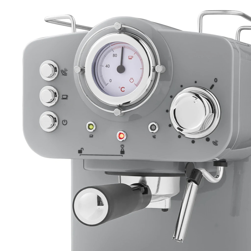 Swan Retro Sk22110 Pump Espresso Coffee Machine Gray Veli store